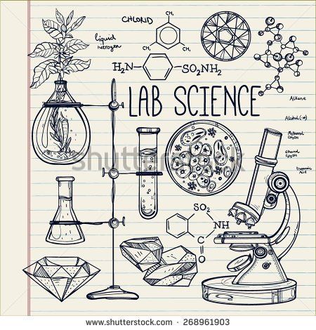 Alchemy Stock Photos, Images, & Pictures | Shutterstock Science Art Drawings, School Doodle, Science Drawing, Science Tattoo, Science Tattoos, Science Doodles, Lab Science, Chemistry Art, Sketch Note