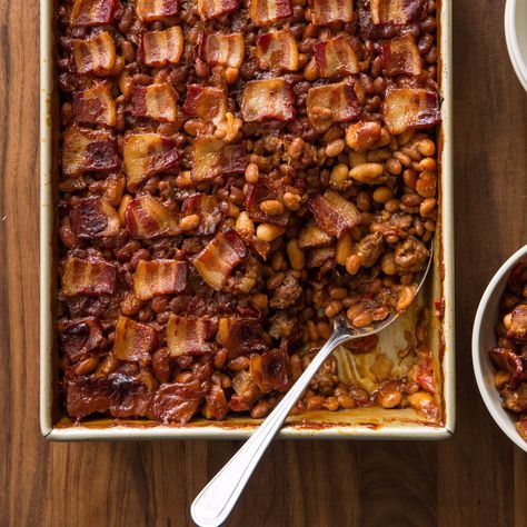 Barbecue Beans, Country Backyard, Canned Baked Beans, Best Baked Beans, Cooks Country, Baked Beans With Bacon, Bbq Baked Beans, Cooks Country Recipes, Bbq Beans