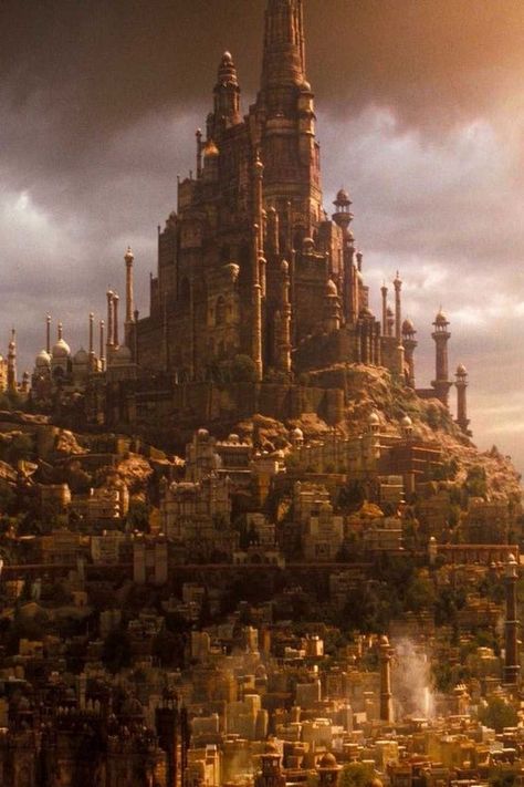 how to describe a fantasy city Tall Castle, Creature Fantasy, Heroic Fantasy, Fantasy Castle, Fantasy City, Fantasy Places, Fantasy Setting, Art Et Illustration, Fantasy Art Landscapes