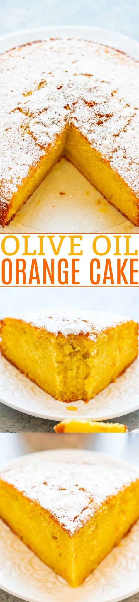 Orange Olive Oil Cake Recipe (So Easy!) - Averie Cooks Fresh Squeezed Orange Juice, Orange Olive Oil, Orange Olive Oil Cake, Olive Oil Cake Recipe, Squeezed Orange Juice, Oil Cake, Moist Cake, Olive Oil Cake, Recipes Cake