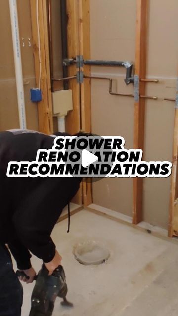 Project Junkeez on Instagram: "These essential tips for shower renovation will be helpful if you’re thinking about renovating your shower! Don’t be scared by contractors, it’s easier than you might realize. Plan your shower layout, make sure to replace the shower valve, pick your tile early, and use the same stone for the shower curb! #showerrenovation #bathroomreno #homeimprovement #DIY #showerdesign #Handyman #cozyathome #smarthome #organizedhome #diydecor #easyhacks" Tile Shower Curb Ideas, Shower Without Curb, Recaulking Shower Stall, Tile Shower Curb, How To Change Shower Fixtures, How To Regrout Shower Tile, Shower Layout, Shower Curb, Shower Renovation