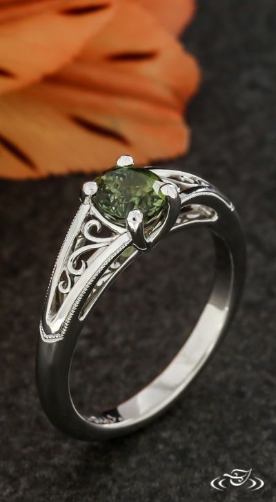 Custom Platinum Oval Green Montana Sapphire Engagement Ring. Green Lake Jewelry 134104 Montana Sapphire Engagement, Montana Sapphire Engagement Ring, Green Montana, Green Lake Jewelry, Ring Inspo, Oc Inspiration, Cute Engagement Rings, Platinum Engagement Ring, Filigree Engagement Ring