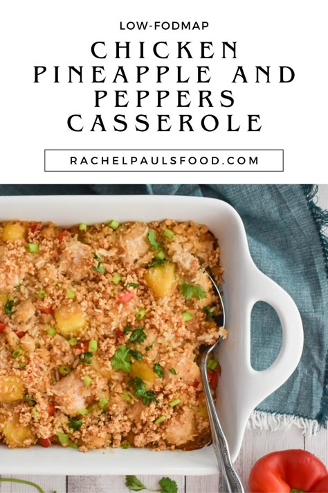 Low Fodmap Casserole Recipes, Low Fodmap Meals, Fodmap Chicken Recipes, Casserole With Rice, Healthy Reciepes, Healthy Low Calorie Dinner, Fodmap Dinner, Inflammatory Meals, Ibs Friendly Food