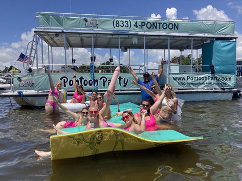 Home - Pontoon Party - Fort Lauderdale, FL Bachelorette Party Fort Lauderdale, Ft Lauderdale Bachelorette Party, Fort Lauderdale Bachelorette Party, Fort Lauderdale Bachelorette, Pontoon Party, Downtown Fort Lauderdale, Bridesmaid Stuff, Intracoastal Waterway, Waterfront Restaurant