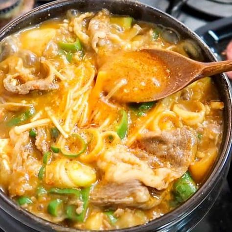 Soon Dubu Jjigae Recipe, Juk Recipe, Doenjang Jjigae Recipe, Doenjang Jjigae, Jjigae Recipe, Doenjang Recipe, Korean Soup, Salty Food, Pork Soup