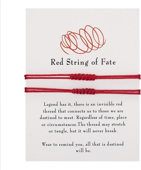 Amazon.com: Caiyao 2Pcs Handmade 7 Knots Red String of Fate Protection Good Luck Bracelet Set Adjustable Braide Rope Long Distance Relationship Bracelet for Women Men Amulet Jewelry-C red-2: Clothing, Shoes & Jewelry Good Luck Knot, Long Distance Relationship Bracelets, Relationship Jewelry, String Of Fate, Red String Of Fate, Relationship Bracelets, Good Luck Bracelet, Red Bracelet, Couple Bracelet