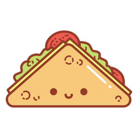 Kawaii Sandwich Drawing, Sandwich Design Ideas, Cute Sandwich Drawing, Drawing Sandwich, Sandwich Doodle, Food Doodle Art, Sandwich Cartoon, Cartoon Sandwich, Sandwich Aesthetic