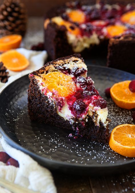 Cranberry Orange Spice Cake with Citrus Cream Cheese - Some the Wiser Orange Trifle, Orange Spice Cake, Cranberry Cream Cheese, Orange Spice, Cranberry Orange, Spice Cake, How Sweet Eats, Decadent Desserts, Let Them Eat Cake