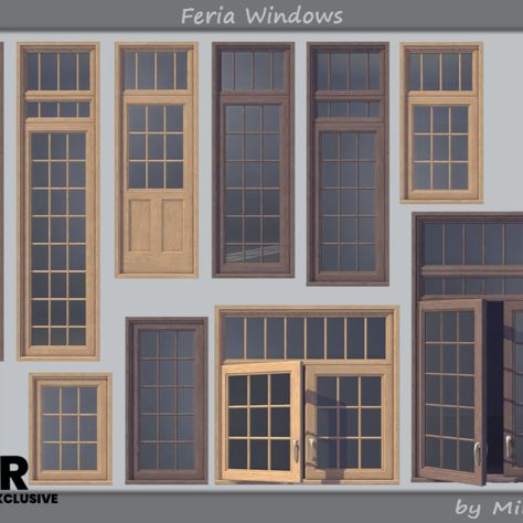 Sims4 Build Custom Contents Sims 4 Alpha Cc Doors, Sims Cc Exterior Walls, Sims 4 Cottage Windows Cc, Ts4 Exterior Cc, Sims 4 Shutters, Sims 4 Cc Farmhouse Windows, Sims 4 Cc Fences Maxis Match, Sims 4 Double Door, Sims 4 Cc Window Shutters