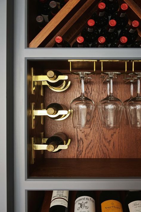 Bespoke Drinks Cabinet - Wine Storage | Charlie Kingham, Surrey Drinks Cupboard Ideas, Drinks Cabinet Ideas Home Bars, Drinks Cabinet Ideas, Spirit Cabinet, Cupboard Bar, Drinks Cupboard, Drink Cabinet, Drink Shelf, Armoire Bar