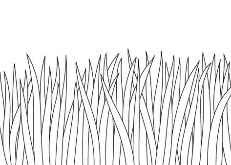 Easy Drawing Tutorials for Beginner & Intermediate Artists How To Draw Grass Step By Step, Drawing Grass Easy, Grass Drawing Easy, Overall Drawing, Trin For Trin Tegning, Sketch Step By Step, Grass Types, Grass Drawing, Tulip Drawing