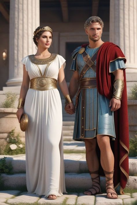 Playground Ancient Rome Dress, Roman Outfits, Ancient Rome Clothing, Rome Costume, Greek Party Theme, Ancient Roman Clothing, Ancient Greek Costumes, Roman Clothing, Roman Kings