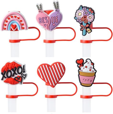 Elevate your hydration game with the Stanley Straw Cup Cover – the ultimate companion for on-the-go sipping. Straw Valentine, Straw Dispenser, Delicate Aesthetic, Kids Party Favors, Straw Covers, Straw Cover, Gymnastics Mats, Drinking Straw, Drink Straw