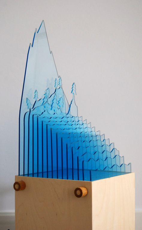 Perspex Art, Plexiglass Art, Acrylic Sculpture, Award Ideas, Layered Art, Pop Display, Plastic Art, Architecture Concept Drawings, Glass Sculpture