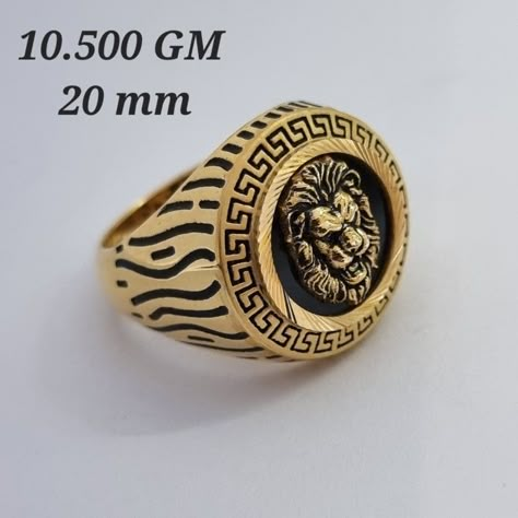 Gents Gold Ring, Men Gold Ring, Gold Ring Men, Mens Bracelet Gold, Mens Bracelet Gold Jewelry, Tiger Ring, Mens Ring Designs, R Letter, Rajputi Jewellery