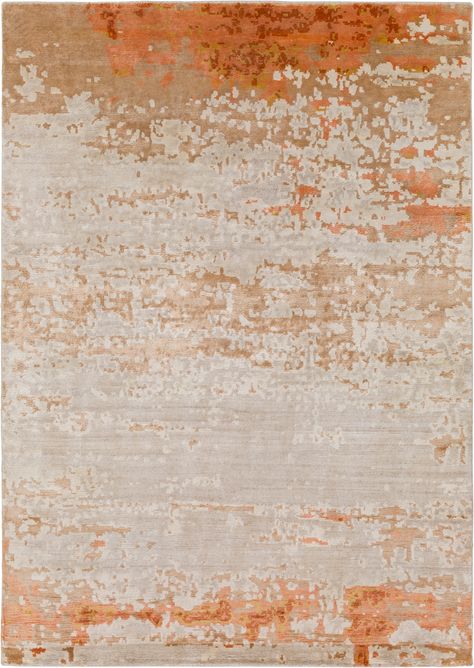 Ephemeral EPH1001 Area Rug from the collection at Modern Area Rugs Carpet Orange, Presidential Suite, Orange Carpet, Surya Rug, Surya Rugs, Rug Direct, Orange Area Rug, Silk Rug, Orange Rugs