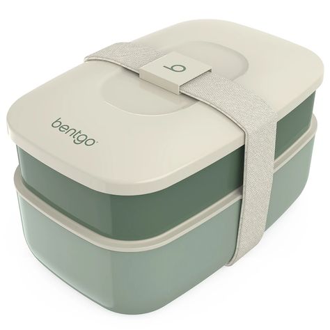 Bentgo Classic | Bentgo Lunch Boxes For Men, Brown Bag Lunch, Lunch Box Containers, Plastic Silverware, Plastic Utensils, Portable Food, Lunch Containers, Container Size, Bento Box Lunch