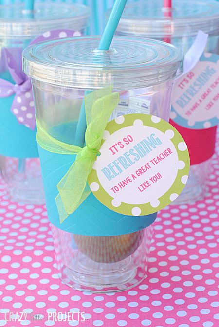 What a cute and easy teacher appreciation gift idea! Free printable tag included Parent Appreciation, Teacher Appreciation Printables, Teachers Diy, Best Teacher Gifts, School Teacher Gifts, Diy Teacher Gifts, Teacher Christmas Gifts, Teacher Appreciation Gift, Teacher Appreciation Week