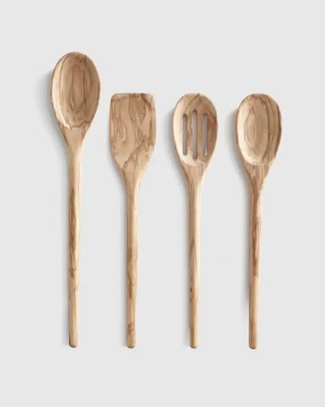 Kitchen Electrics | Quince Spoon Craft, Wood Kitchen Utensils, Goose Down Pillows, Wood Utensils, Apt Ideas, Organic Forms, Wooden Utensils, Italian Kitchen, Down Comforter