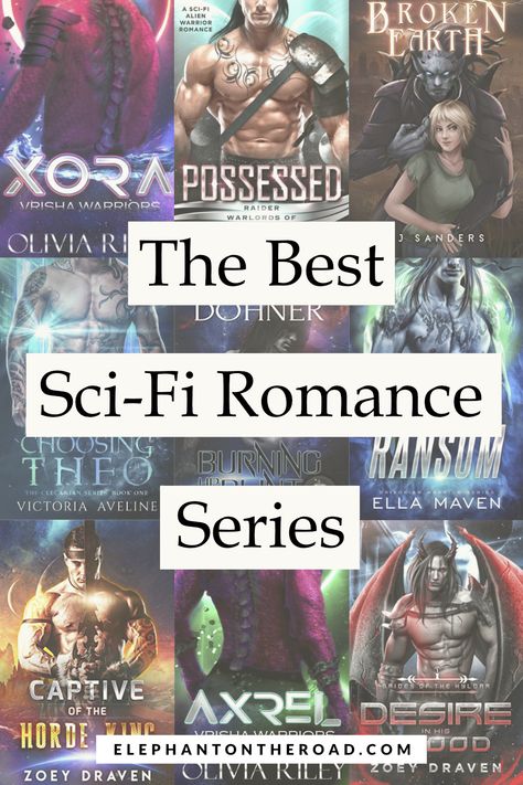 Now that Halloween is around the corner I thought it would be a great idea to share with you the best sci-fi romance book series that I have read. This sub-genre might not be everyone's cup of tea, but there's something fascinating about stories that happen outside planet Earth or on a futuristic time. Now, there are many different sci-fi romance books that you can explore (with different type of aliens as well). Sci Fi Romance Books, Sci Fi Books To Read, Alien Romance Books, Alien Books, Fiction Recommendations, Adventure Romance Books, Romance Book Series, Best Sci Fi Books, Fiction Romance Books