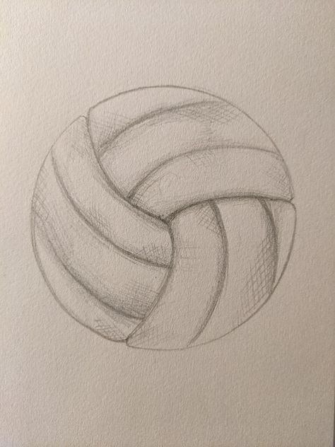 Volleyball Sketch, Volleyball Drawing, These Things Happen, Cute Easy Doodles, Meaningful Drawings, Cool Pencil Drawings, Nobody Knows, Easy Doodle Art, Easy Doodles Drawings