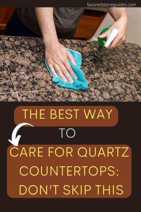 How To Take Care Of Quartz Countertops, How To Clean Kitchen Countertops, Natural Quartz Cleaner, Quartz Countertops Cleaner, Caring For Quartz Countertops, Quartz Cleaner Diy, Best Cleaner For Quartz Countertops, Best Way To Clean Quartz Countertops, Homemade Quartz Countertop Cleaner