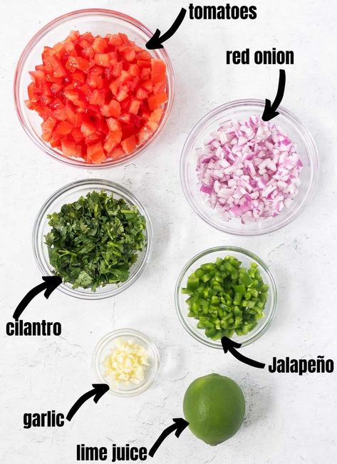 Homemade Pico De Gallo (Vegan, Gluten Free) - Apples for CJ Pico Recipe With Fresh Tomatoes, Pico De Galo Without Jalapeno, Pico De Galo Recipes Authentic, How To Make Pico De Galo, Pico De Galo Recipes Easy, Moody Loft, Pico De Galo Recipes, Homemade Pico, Fresh Tomato Recipes