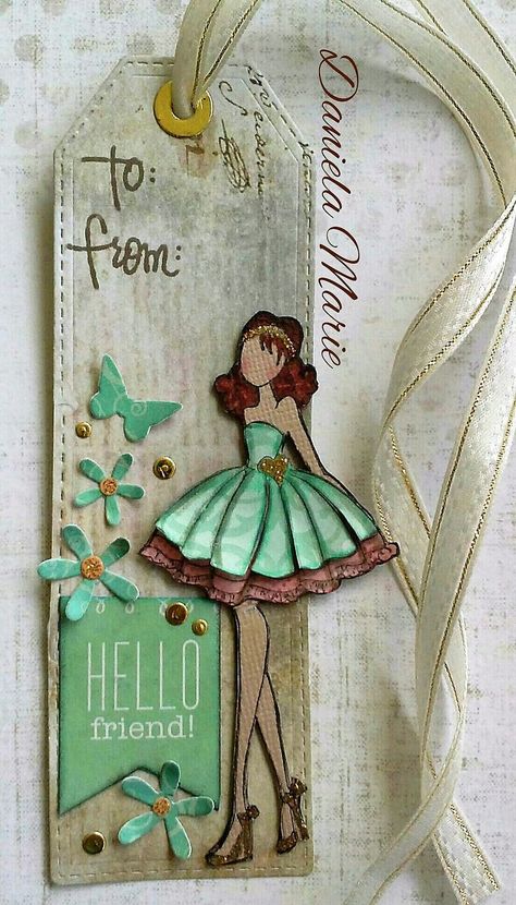 Craft Jobs, Prima Paper Dolls, Prima Doll Stamps, Handmade Bookmarks Diy, Bookmarks For Books, Creative Bookmarks, Bookmark Craft, Love Day, Diy Bookmarks