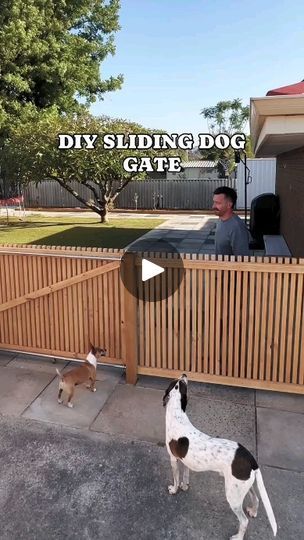 Sliding Fence Gate Diy, Diy Sliding Gate, Sliding Dog Gate, Sliding Fence Gate, Pallet Gate, Diy Dog Fence, Diy Dog Gate, Temporary Fencing, Diy Backyard Fence