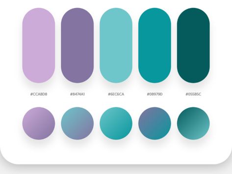 Flat Color Palette, Gradient Color Design, Pantone Colour Palettes, Color Design Inspiration, Hex Color Palette, Color Schemes Colour Palettes, Brand Color Palette, Color Palette Design, Colour Board