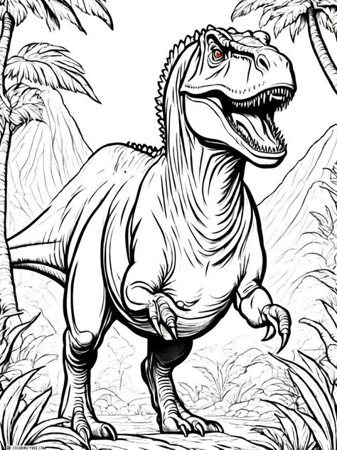 Dinosaur Coloring Pages (Free Printables) Dinosaur Coloring Pages Free Printable, Dino Drawing, Fathers Day Coloring Page, Largest Dinosaur, Fall Coloring, Prehistoric World, Free Coloring Sheets, Dinosaur Coloring Pages, Dinosaur Coloring