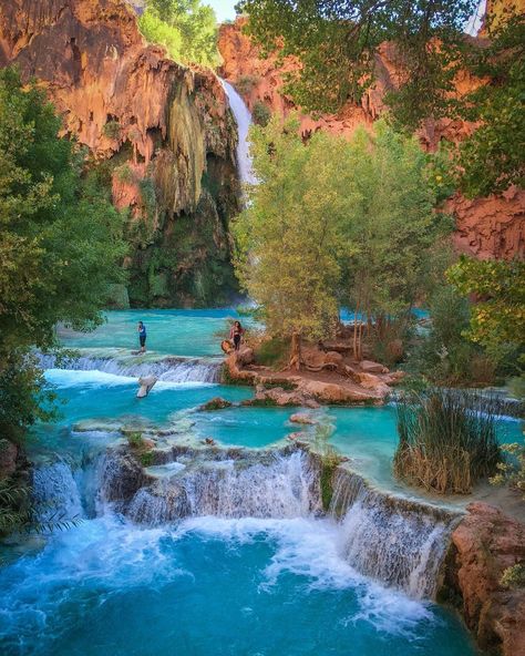 Havasu Falls In Arizona, USA!!! - USA Travel Bucket List | Facebook Usa Travel Bucket List, Havasu Falls Arizona, Feeling Low, Havasu Falls, Travel Bucket List Usa, Mountain Travel, Sequoia National Park, California National Parks, Arizona Usa