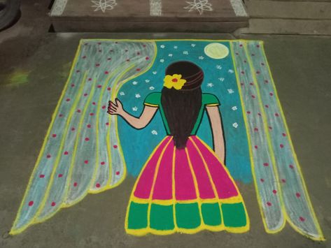 #rangoli#drawing Cartoon Rangoli Designs, Kalichaudas Rangoli, Cartoon Rangoli, Padwa Rangoli, Gudi Padwa Rangoli, Cartoons Rangoli Design, Rangoli Drawing, Cartoons Rangoli, Margali Kolam