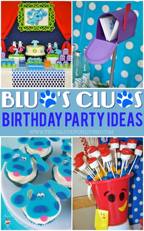 Do you have a birthday party to get ready for? We came up with some of the most creative Blue's Clues Party Ideas to perfect your theme party! #blueclues #party #birthday #partyideas #bluecluesparty #dog #dogparty #birthdayparty Blues Clues Paw Print, Blues Clues Birthday Party, Blue's Clues Birthday, Blues Clues Birthday, Blue's Clues Birthday Party, Blue Clues, Clue Party, Blue Birthday Parties, Tiger Birthday