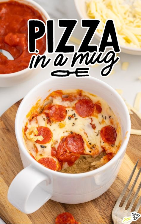 Pizza in a mug is the perfect solution for your pizza cravings, offering convenience and deliciousness in just a few minutes. Enjoy the simplicity and great taste of this single-serving treat anytime. Keto Pizza In A Mug, Mug Pizza Recipe, Pizza Mug Recipe, Pizza For One, Pizza In A Mug, Mug Pizza, Simple Pantry, Craving Pizza, Mug Recipes