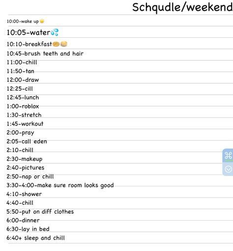 I Am Gorgeous, Weekend Schedule, Good Apps For Iphone, Weekend Routine, Middle School Survival, Daily Routine Planner, Day Schedule, Routine Planner, School Survival