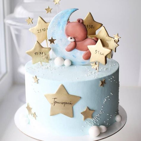 Cake Flamingo, Spicy Cake, Diva Cakes, Adorable Elephants, Rodjendanske Torte, Baby Boy Birthday Cake, Baby First Birthday Cake, Baby Shower Cakes For Boys, Fondant Baby