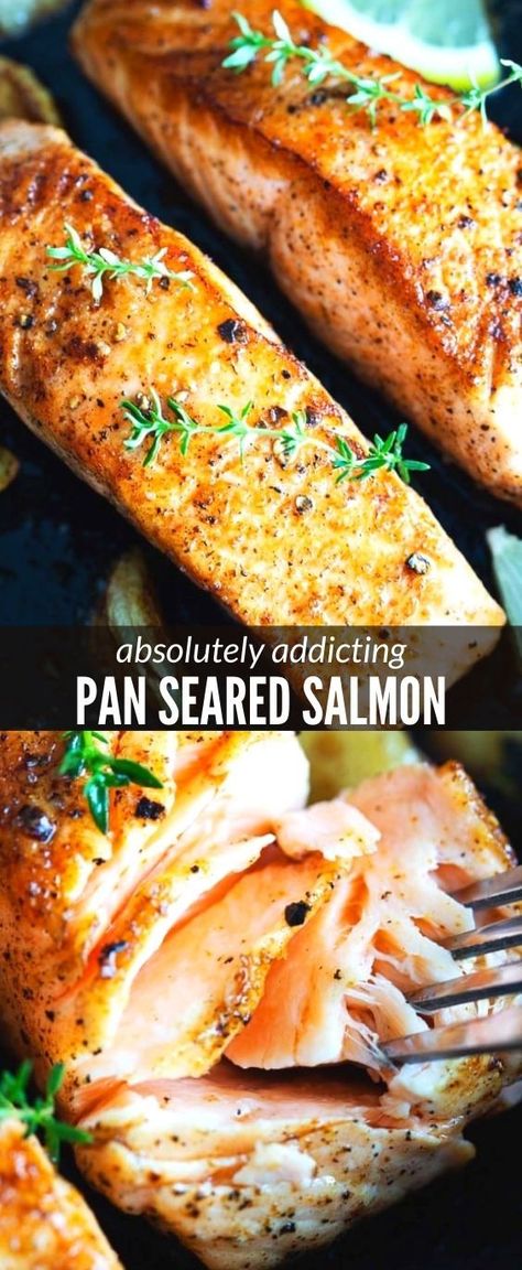 Salmon With Skin Recipes Pan Seared, Baked Salmon Crispy Skin, Best Ways To Cook Salmon, Crispy Skin Salmon Cast Iron, Crispy Pan Seared Salmon, Pan Seared Oven Baked Salmon, Perfectly Cooked Salmon, Pan Fried Salmon Recipes With Skin, Salmon Frying Pan