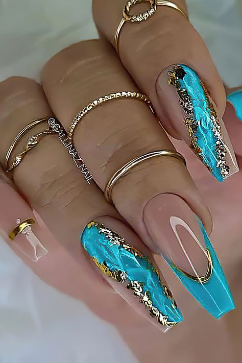 Looking for some easy nail art ideas to get creative with? Check out these simple yet stunning designs that you can easily recreate at home! From ombre to geometric patterns, these nail art ideas will take your manicure to the next level. Try them out today! Nails Teal, Easy Nail Art Ideas, Teal Nail Designs, Pink Nail Art Designs, Teal Nails, Pink Nail Art, Beauty Tricks, Pink Nail, Nail Nail