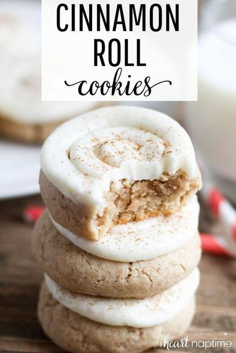 Cinnamon Roll Sugar Cookies, Cinnamon Roll Cookies, Rolled Sugar Cookies, Cinnamon Recipes, Salad Pasta, Roll Cookies, Oreo Dessert, Easy Cookie Recipes, Sugar Cookies Recipe