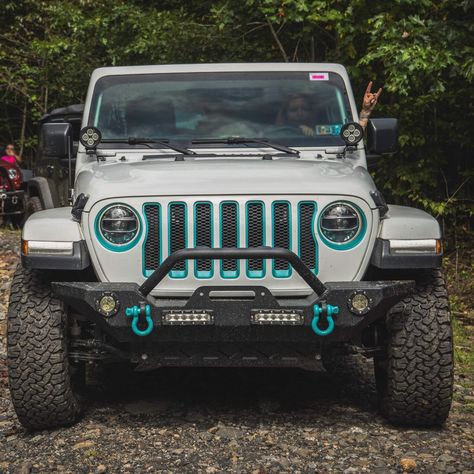 Teal Jeep Wrangler, Teal Jeep, Silver Jeep, Teal Accessories, Jeep Lifestyle, Jeep Photos, Blue Jeep, Custom Jeep Wrangler, Jeep Mods