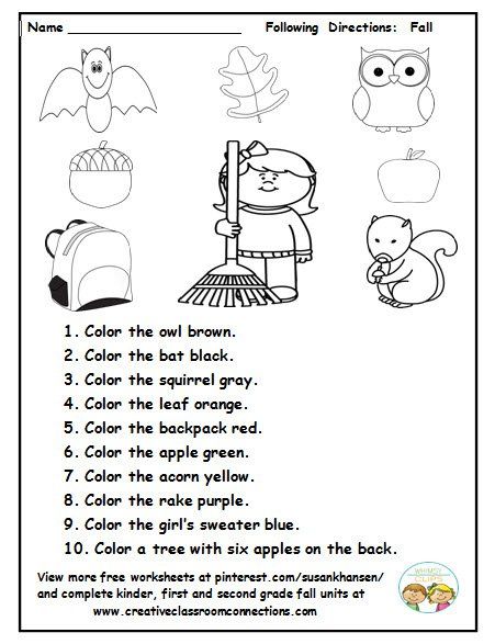 Following Instructions Worksheets Printable Read And Follow Directions, Two Step Directions Activities, Following Directions Activities For Prek, Follow Directions Activity For Kids, Following Directions Worksheet, Follow Directions Worksheet, Directions Worksheet, Listening And Following Directions, Following Directions Activities