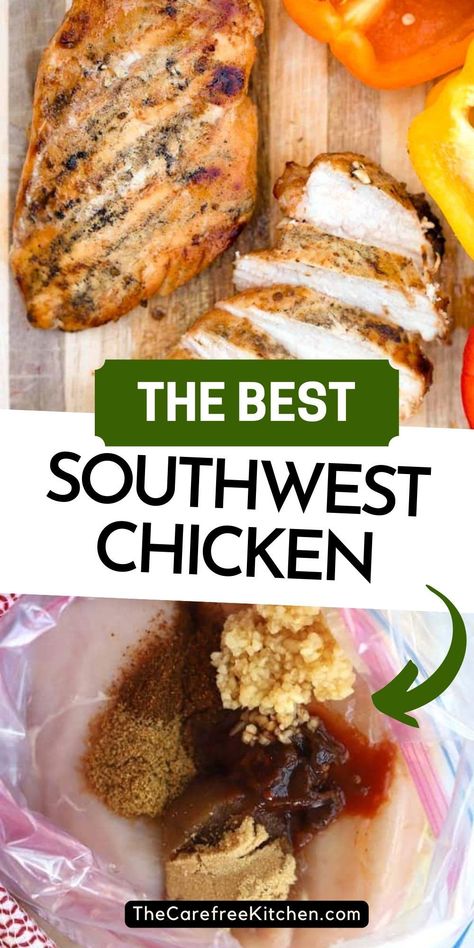 Southwest Chicken Recipes Easy, Southwestern Chicken Recipes, Southwest Seasoned Chicken, Southern Chicken Marinade, Key West Chicken Marinade, Southwest Chicken Marinade For The Grill, Southwest Marinade For Chicken, Southwestern Chicken Marinade, Southwest Chicken Seasoning