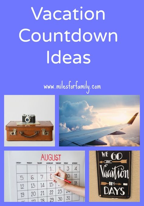 How many days until your next vacation? With these vacation countdown ideas, you will always know the answer to that question. Vacation Countdown Ideas, Countdown To Vacation, Countdown Ideas, Vacation Countdown, Countdown Blocks, Countdown Sign, Countdown Clock, Spring Break Trips, Couples Vacation