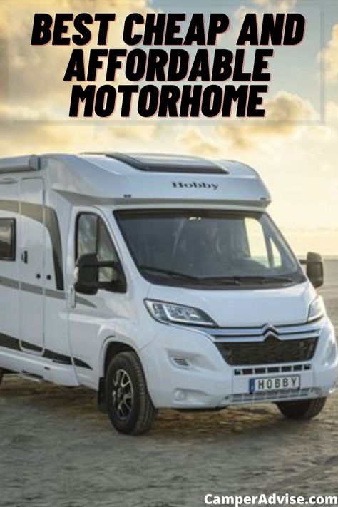 In this article, I have listed 14 Best Affordable Motorhomes. These Cheap Motorhomes are great if you in a budget and looking for an inexpensive choice. Small Motor Homes, Tiny Motorhome, Convertible Cars Affordable, Small Rvs For Sale, Micro Camper Van, Cheap Rental Cars, Used Campers For Sale, Best Small Rv, Camper House