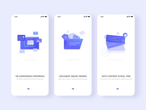 Conference app guide page by zuzu on Dribbble Desain Ux, Ui Ux 디자인, App State, App Guide, Banking App, Digital Wallet, Mobile App Design, User Guide, Ui Kit