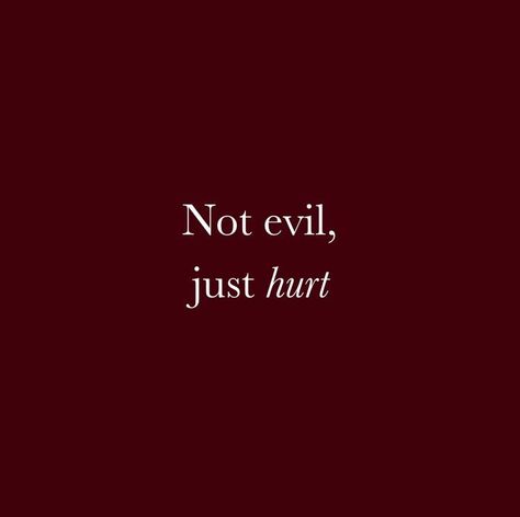 Not Evil Just Hurt, White Quotes, Princess Of Power, Red Wallpaper, Red Aesthetic, Character Aesthetic, Dc Universe, Quote Aesthetic, The Words