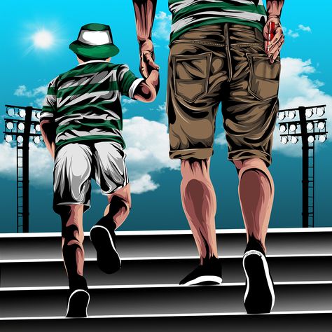 From Father To son on Behance Ultras Football Design, Casual Football, Infinite Painter, Popeye Cartoon, Football Tattoo, Baby Tattoo Designs, Sport Graphics, T3 Vw, Ultra Casual