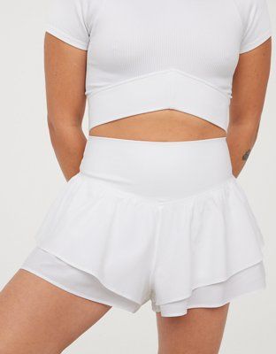 THE RUNDOWN: Our best-selling, #1 viral fabric that broke the internet. Flowy Athletic Shorts, Aerie Shorts, Boot Cut Leggings, Aerie Real, Offline By Aerie, High Intensity Workout, Flowy Shorts, Athletic Outfits, Stretch Shorts