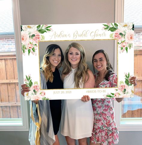 Holiday Party Photo Booth, Baby Shower Frame, Photo Prop Frame, Party Photo Frame, Bridal Shower Photo Prop, Frame Printable, Photo Props Diy, Christmas Party Photo, Sunflower Bridal Shower